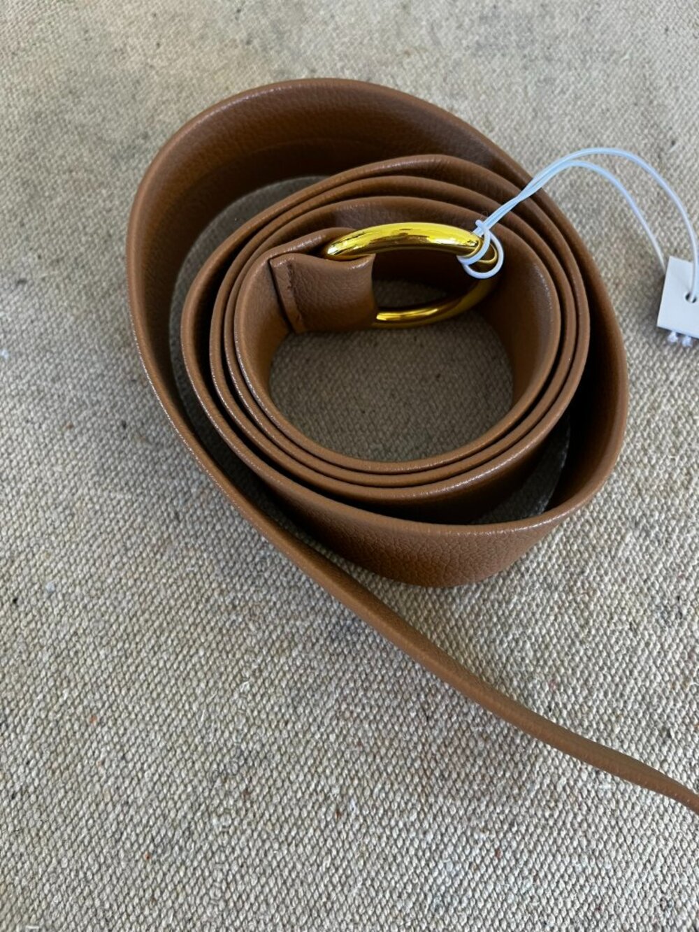 B-Low the Belt Woman's Tan Leather Fashion Belt Sz os - Picture 4 of 6